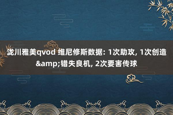 泷川雅美qvod 维尼修斯数据: 1次助攻, 1次创造&错失良机, 2次要害传球